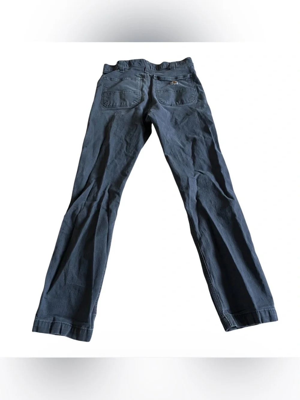 Carhartt Men’s Pants 32x32 (32x30) Gray Straight Fit Canvas Workwear Distressed - Picture 3 of 8